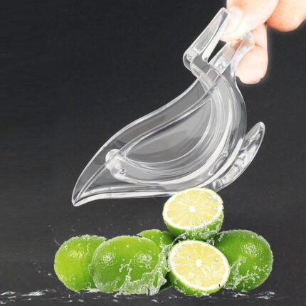 Transparent Boat Shape Lemon Squeezer Non-Toxic, Safe, and Simple to Use |for Citrus Pack of 1