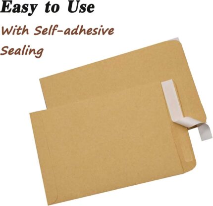 Kraft Envelopes 16x14 Inch Self-Seal for Invitations, Cards, Office Use (1 Pc)