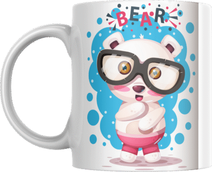 Printed Ceramic Mug | Coffee Mug | Tea Mug | Milk Mug | Designer Mug | 330 ml, Microwave & Dishwasher Safe | Mug for Kids | Mug for Friend, Birthday Gift