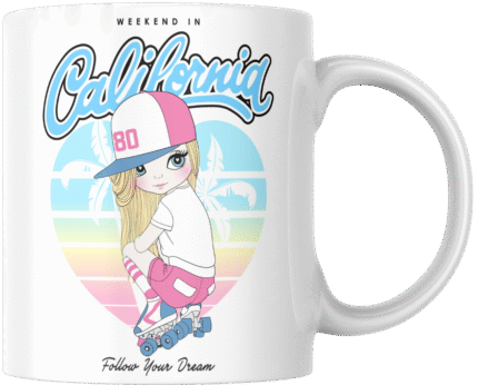 Printed Ceramic Mug | Coffee Mug | Tea Mug | Milk Mug | Designer Mug | 330 ml, Microwave & Dishwasher Safe | Mug for Kids | Mug for Friend, Birthday Gift