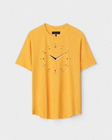 Unisex Designer Premium Quality Printed T-Shirt For Boys And Girls :: Cloth type : Cotton - Colour :: Yellow